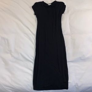 See You Monday tight fitting bodycon black dress in size small.